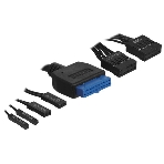 Компьютерный корпус с блоком питания 450Вт. Сase Forza mATX, 450W, 2xUSB 3.0, Black, w/o FAN, 12 см fan PSU, power cord, фото10