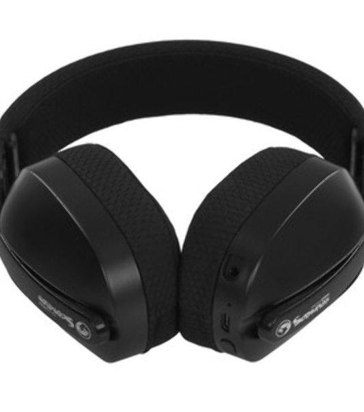 Гарнитура MARVO HG9086W Pulz 70W чёрный, беспроводная + проводная, радиоканал, до 10 ч, съёмный микрофон, подсветка, совместимость с PS5, Xbox