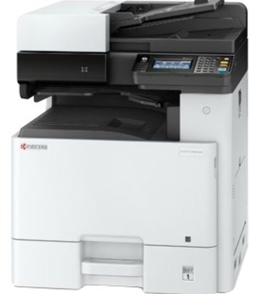 МФУ лазерное Kyocera Ecosys M8130cidn (1102P33NL0), А3, цветной, печ. до 30 стр/мин. (А4) до 15 стр/мин. (А3), скан. до50 стр/мин., 1200 x 1200 dpi (печать) 600x600dpi (скан.), USB, RJ-45, NFC, Air Print, Mopria