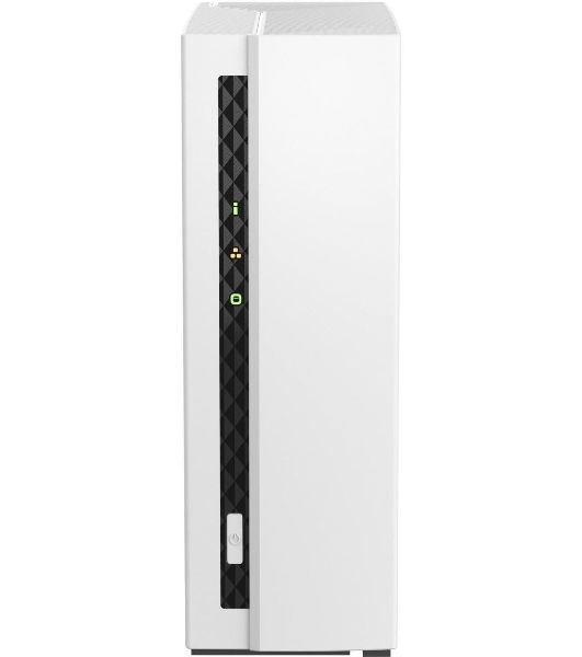 Сетевое хранилище SMB QNAP TS-133 NAS 1 HDD tray. ARM 4-core Cortex-A55 1.8GHz, ram 2 Gb (max), 1x1GbE, 1xUSB 2.0 port,1xUSB 3.2 Gen 1