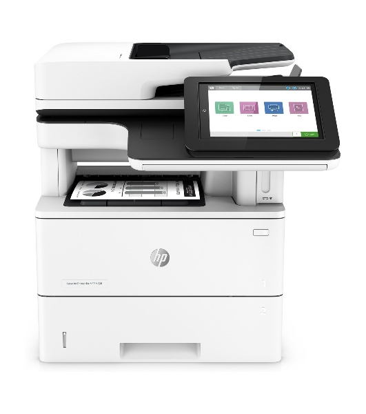 МФУ лазерное HP LaserJet Enterprise M528dn (1PV64A #B19), A4, ч/б, печ. до 43 стр/мин., скан. до 43 стр/мин. (ч/б) 38 стр/мин. (цвет), 1200 x 1200 dpi (печать) 600x600dpi (сканер), USB, RJ-45, Air Print, Mopria