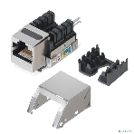 Модуль Keystone Rexant Jack RJ-45(8P8C), FTP, CAT 5e, тип 90 градусов PRO, фото 1
