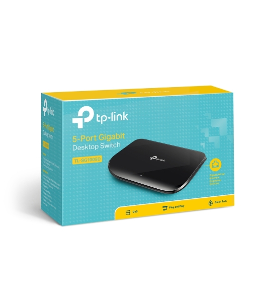 Коммутатор TP-Link SMB TL-SG1005D Коммутатор 5-port Gigabit Switch, plastic case
