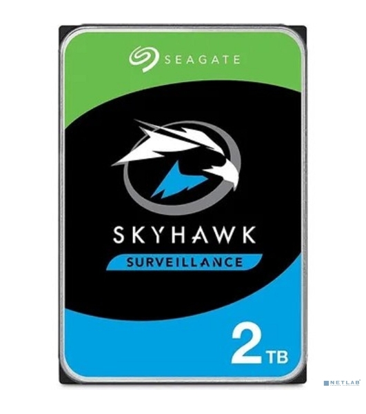 Жесткий диск HDD Seagate 2Tb 5400rpm SATA-III Surveillance Skyhawk 256Mb 3.5'