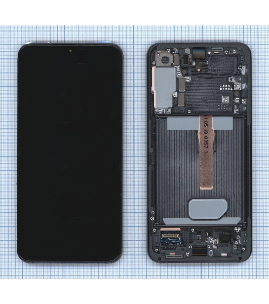 Дисплея для Samsung Galaxy S22 Plus SM-S906B в сборе с тачскрином ServicePack, зеленый (GH82-27500C)