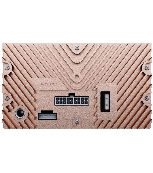 Автомагнитола Prology PRM-120, 2 DIN, Bluetooth, USB Type-A, AUX, пульт ДУ