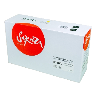 Картридж лазерный Sakura CLTY407S для Samsung CLP-320/325, CLX-3185, желтый, 1000 к.