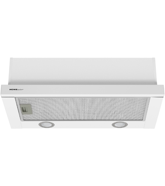 Вытяжка телескопическая HOMSair Flat 60 белый, 60 см, 520 куб. м/ч, 47 дБ