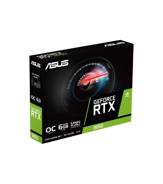 Видеокарта ASUS RTX 3050 6Gb RTX 3050-O6G-LP-BRK PCIE16 RTX 3050,DVI,HDMI,DP,6G,D6