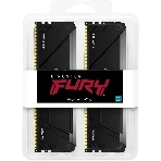 Оперативная память Kingston Fury Beast, DDR4, 64GB (2x32GB), 3200MHz, CL16, DIMM, с радиатором, RGB, черный, фото8
