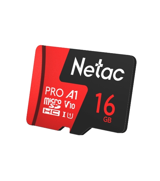 Флеш карта NeTac MicroSD card P500 Extreme Pro 16Gb, retail version w/SD adapter