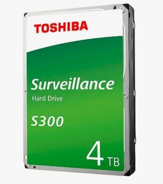 Жесткий диск Toshiba HDD SATA3 4Tb Surveillance S300 (SMR) 5400 256Mb (analog HDWT740UZSVA)