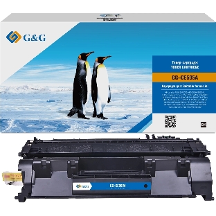 Картридж лазерный G&G GG-CE505A UNIVERSAL черный (2300 стр.) для HP LaserJet P2035, P2035n, P2055d, P2055dn, P2055x; LaserJet Pro 400 M401, M401a, M401n, M401d, M401dn, M401dne, M401dw, MFP M425, MFP M425dn, MFP M425dw