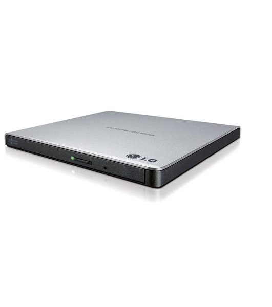 Оптический привод DVD-RW LG GP57ES40 серебристый USB внешний