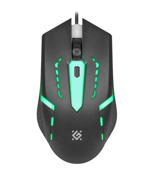 Мышь проводная Defender Flash MB-600L черный, 1200 dpi, USB, кнопки - 4