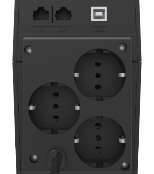 Источник бесперебойного питания Powercom RPT-1000AP EURO 600W USB