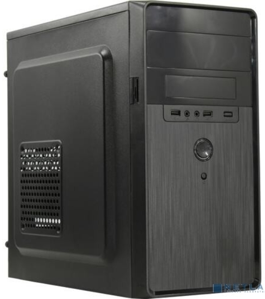 Компьютерный корпус Minitower ExeGate EX286425RUS BA-309-400W-8 (mATX, БП AA400 с вент. 8см, 2хUSB, HD аудио, черный)