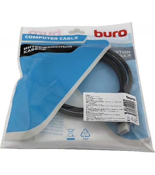 Кабель аудио-видео Buro DisplayPort (m)/DisplayPort (m) 1.5м. черный