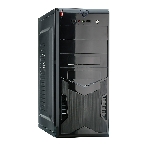 Компьютерный корпус ExeGate EX280389RUS Miditower ExeGate CP-604 Black, ATX, (CP500W, 80мм), 2хUSB, Audio, фото 1