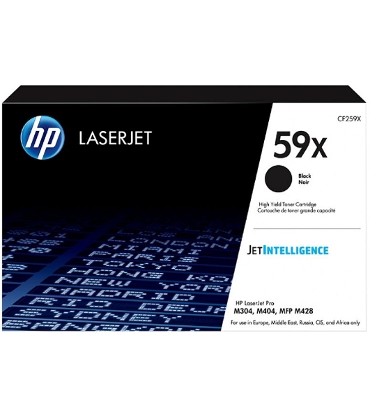 Картридж лазерный HP 59X черный для LJ M304/M404/MFP M428 10000 стр