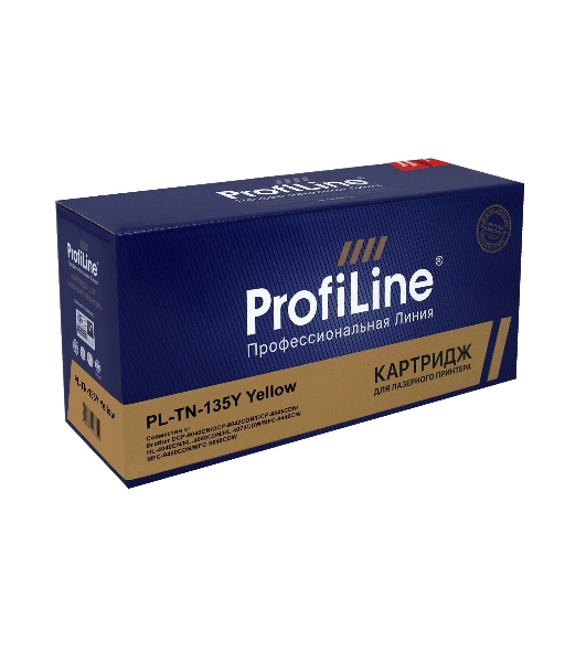 Картридж ProfiLine PL-TN-135Y для принтеров Brother HL-4040CN/4050CDN/DCP-9040CN/MFC-9440CN 4000 копий Yellow