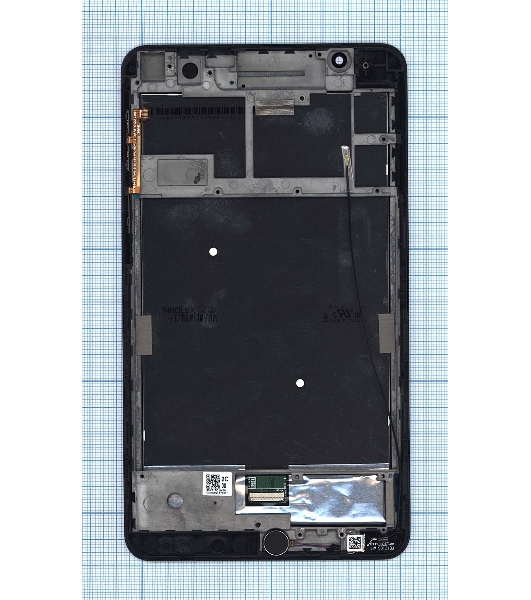 Модуль (матрица + тачскрин) для Asus Fonepad 7 FE171/FE171CG черный с серебристой рамкой