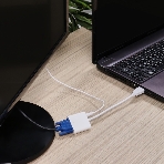 Переходник штекер Rexant HDMI - гнездо VGA, провод + шнур стерео 3,5 мм, фото3