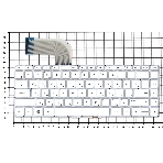 Клавиатура для ноутбука HP Pavilion 14-V белый, фото2