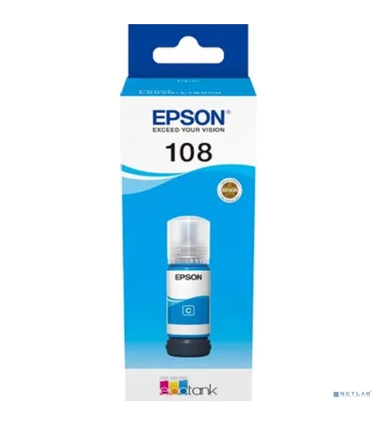 Контейнер с голубыми чернилами Epson C13T09C24A