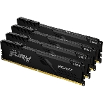 Оперативная память Kingston Fury Beast, DDR4, 64GB (4x16GB), 3200MHz, CL16, DIMM, радиатор, черный, фото6