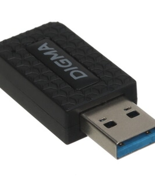 Сетевой адаптер WiFi Digma DWA-AC1300C AC1300 USB 3.0 (ант.внутр.) 1ант. (упак.:1шт)