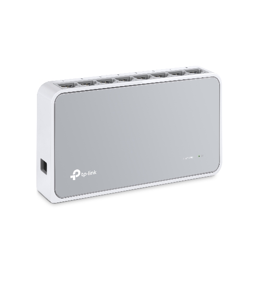 Коммутатор TP-Link SOHO TL-SF1008D Коммутатор 8-port 10/100M mini Desktop Switch, 8 10/100M RJ45 ports, Plastic case