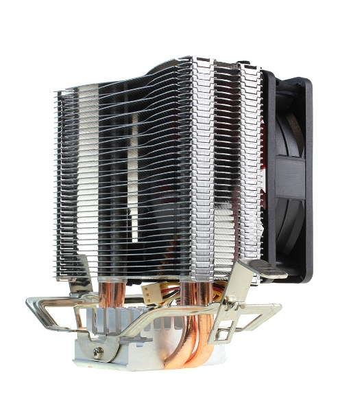 вентилятор CROWN Кулер для процессора CM-92 (Для Intel и AMD, TDP до 95 Ватт, 2шт. медных теплопроводных трубок, Гидродинамическии подшипник, Размер: 117*79*113 мм)