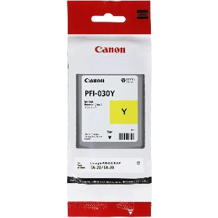 Картридж струйный Canon Pigment Ink PFI-030 Yellow желтый (55 мл) для Canon imagePROGRAF TM-240, TM-340