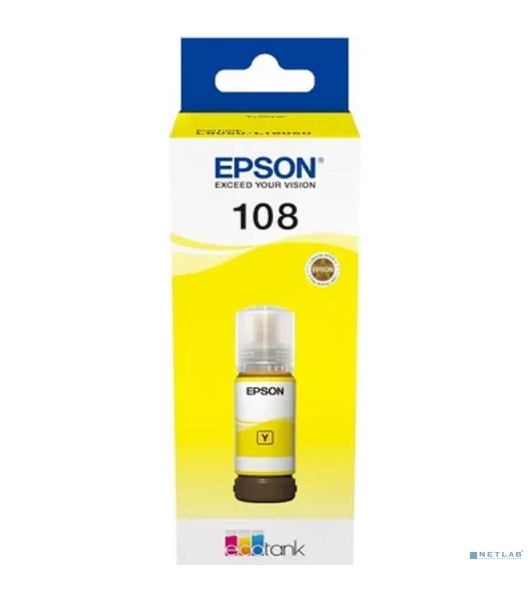 Контейнер с желтыми чернилами Epson C13T09C44A