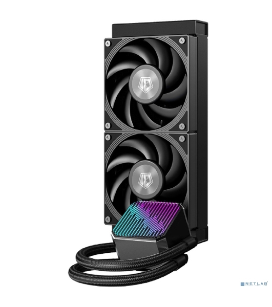 Система жидкостного охлаждения ID-Cooling DX240 MAX ARGb черный 120мм алюминий+медь 2150rpm 32.5db 4-pin 300W