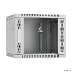 Шкаф телекоммуникационный Cabeus SH-05F-9U60/45 настенный 19' 9U 600x450x501 мм (ШхГхВ) дверь стекло, серый (RAL 7035), фото4