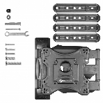 Кронштейн ONKRON M4 черный 32-65' макс. 400x400, 2 колена, наклон -5º+8º, поворот 180º макс, от стены 55-500мм, фото9