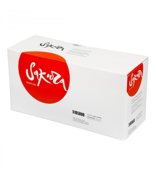 Картридж Sakura 51B5X00 для Lexmark MS517dn/MS617dn, MX517de/MX617de, черный, 20 000 к.
