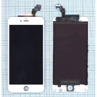 Дисплей для Apple iPhone 6 Plus в сборе с тачскрином (Foxconn) белый