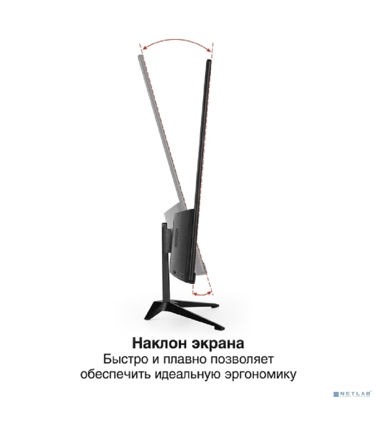 Монитор с аудио 23.8' 100 Гц ExeGate ProSmart EH2400A (VA LED Grade A+, FHD, 1920x1080@100Гц, 16:9, 250cd/m2, 4000:1, 178°/178°, 5ms, audio-out, Speakers, D-Sub, HDMI, FreeSync, Low Blue Light, кабель HDMI 1.5м, VESA, регулировка наклона (tilt), черный)
