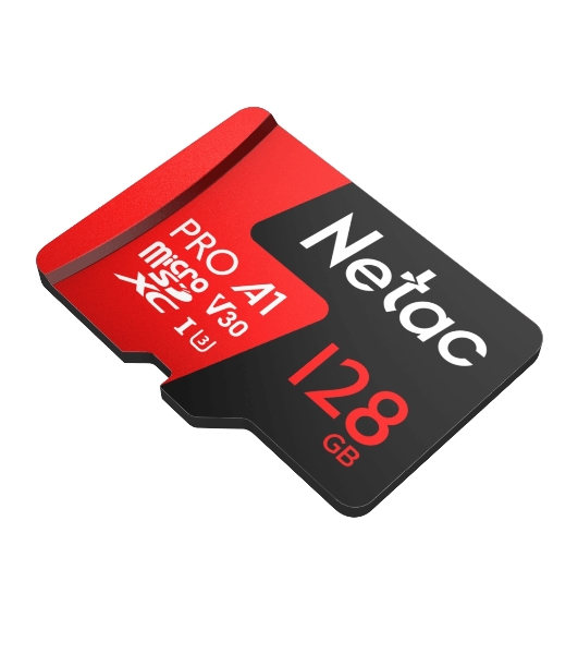 Флеш карта MicroSD card Netac P500 Extreme Pro 128Gb, retail version w/SD adapter