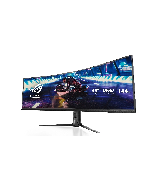 Монитор 49' ASUS ROG Strix XG49VQ VA 3840x1080, 144 Гц, 4 мс, 32:9, 450 кд/м2, 2xHDMI, 1хDP, изогнутый, черный