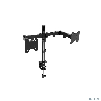 Настольное крепление Wize WDM2-32 для двух мониторов 14'-32', VESA 75x75, 100x100, черный, фото 1