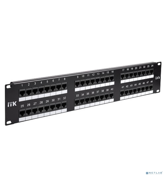 Патч-панель 2U кат.5Е UTP, 48 портов (IDC Dual) 2U патч-панель кат.5Е UTP, 48 портов (IDC Dual)