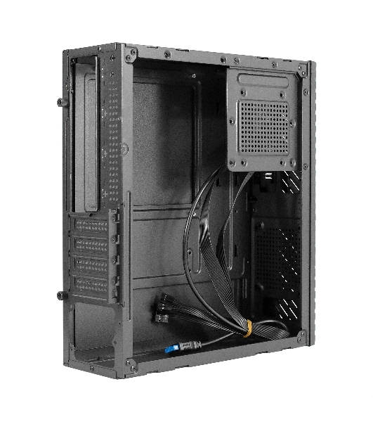 Компьютерный корпус Desktop ExeGate MI-302U (mATX/mini-ITX, без БП, 1хUSB+1хUSB 3.0, HD аудио, черный)