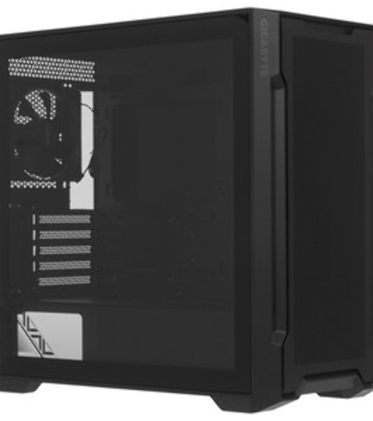 Компьютерный корпус Gigabyte C102B Gb-C102G, без БП MicroATX 5x120мм 4x140мм 2xUSB 3.0 audio bott PSU, черный