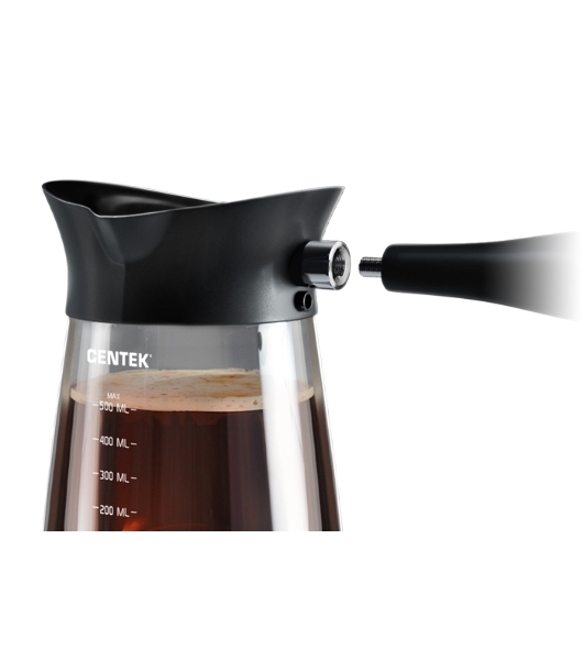Электрическая турка Centek CT-1096 черный, 0.5 л, 480 Вт.