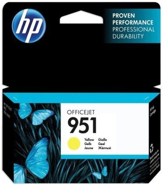 Картридж струйный HP CN052AE желтый для HP OJ Pro 8610/8620 (700стр.)
