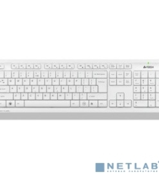 Комплект клавиатура+мышь A4Tech FStyler FG1010 беспроводной, USB, 2000 DPI, белый/серый